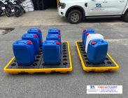 Pallet nhựa chống tràn huyện Hóc Môn 