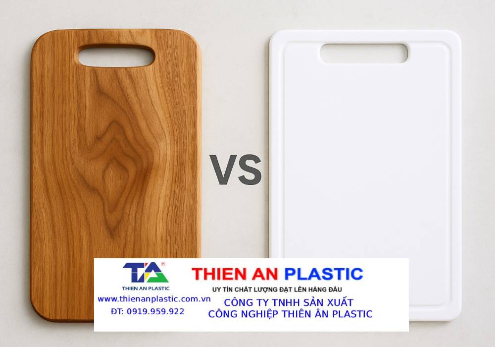 Nên dùng thớt nhựa hay thớt gỗ? Loại nào tốt hơn?