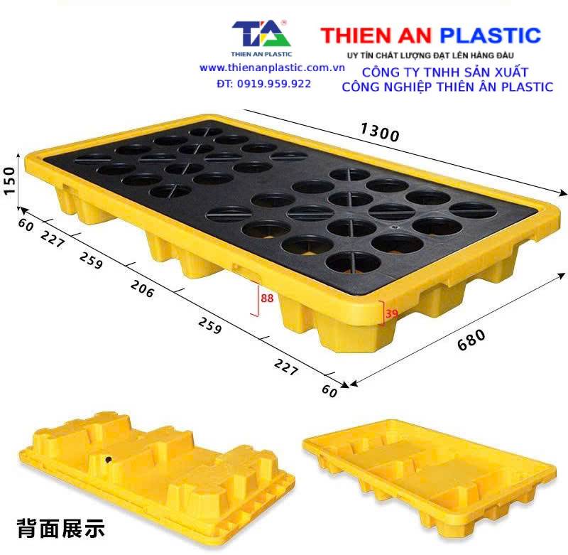 Pallet nhựa chống tràn Cần Thơ