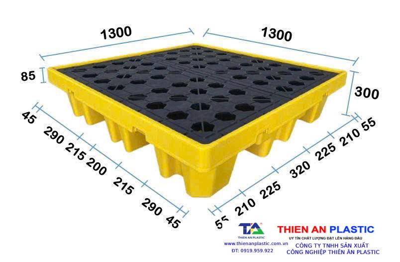 Pallet nhựa chống tràn Bình Dương