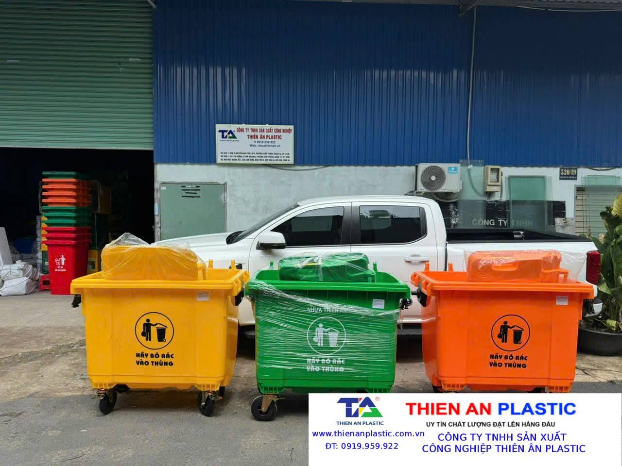Bảng báo giá thùng rác nhựa tại Thiên Ân Plastic