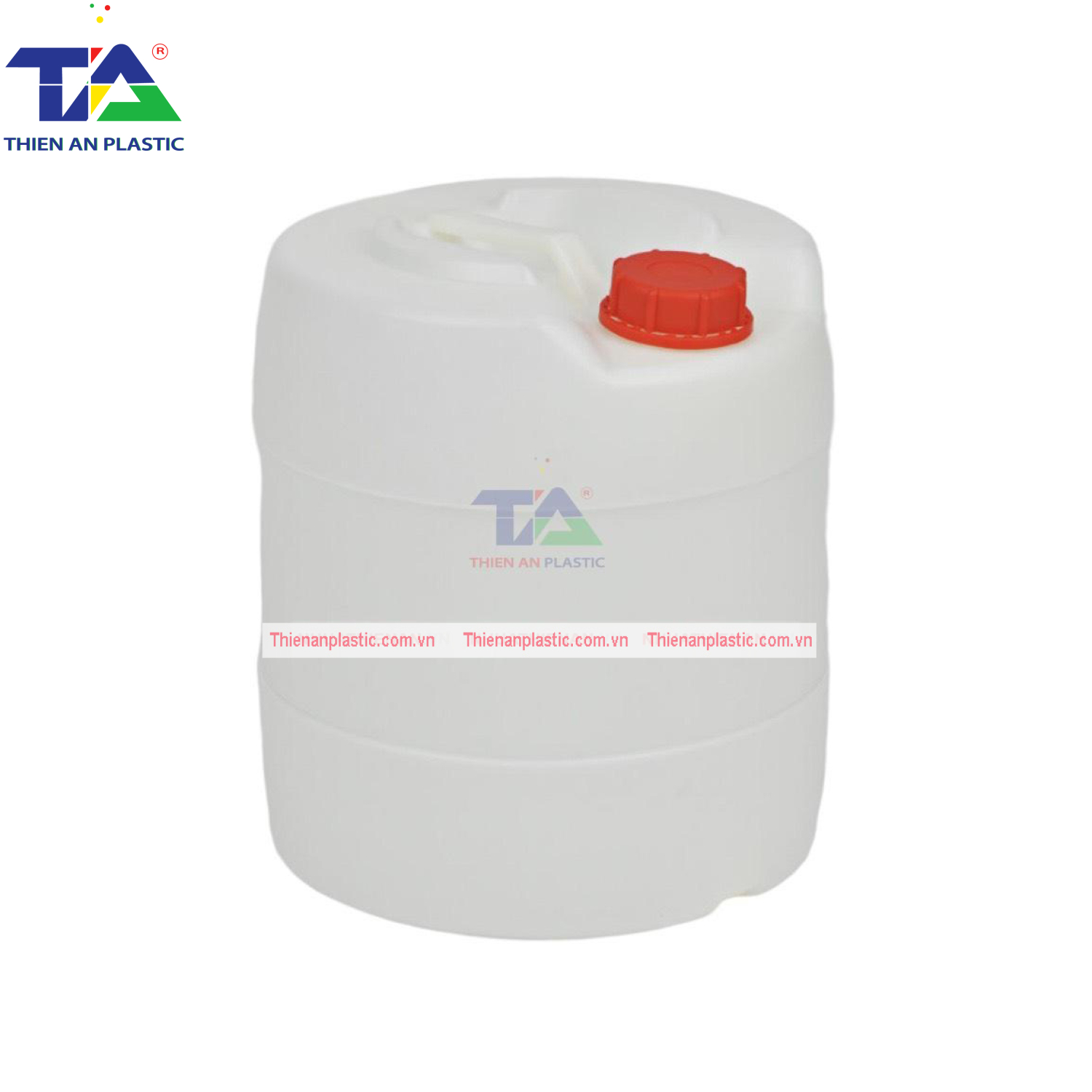 Can Nhựa 20 Lít Tròn TA28C (KT: Ø293 x 370 mm)