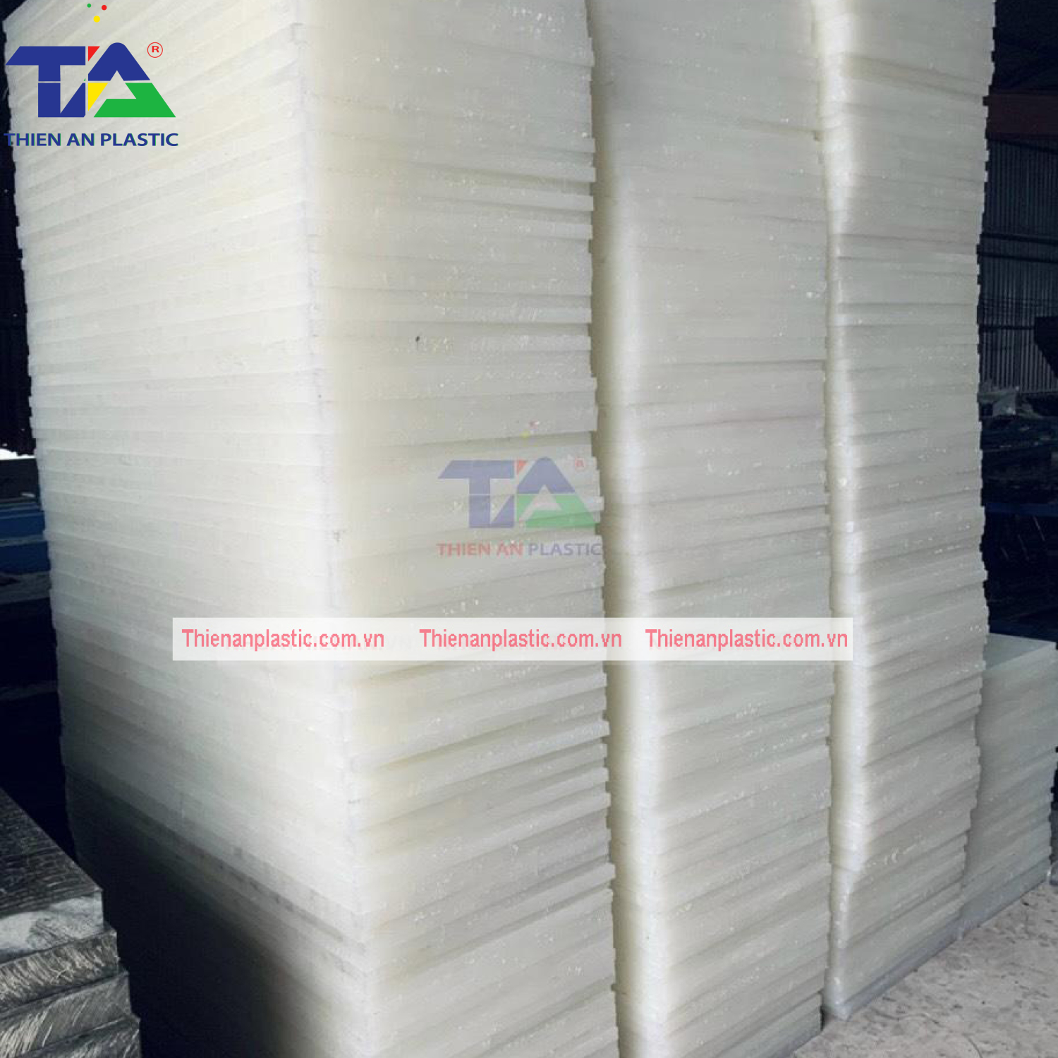 Thớt Nhựa PP Trắng