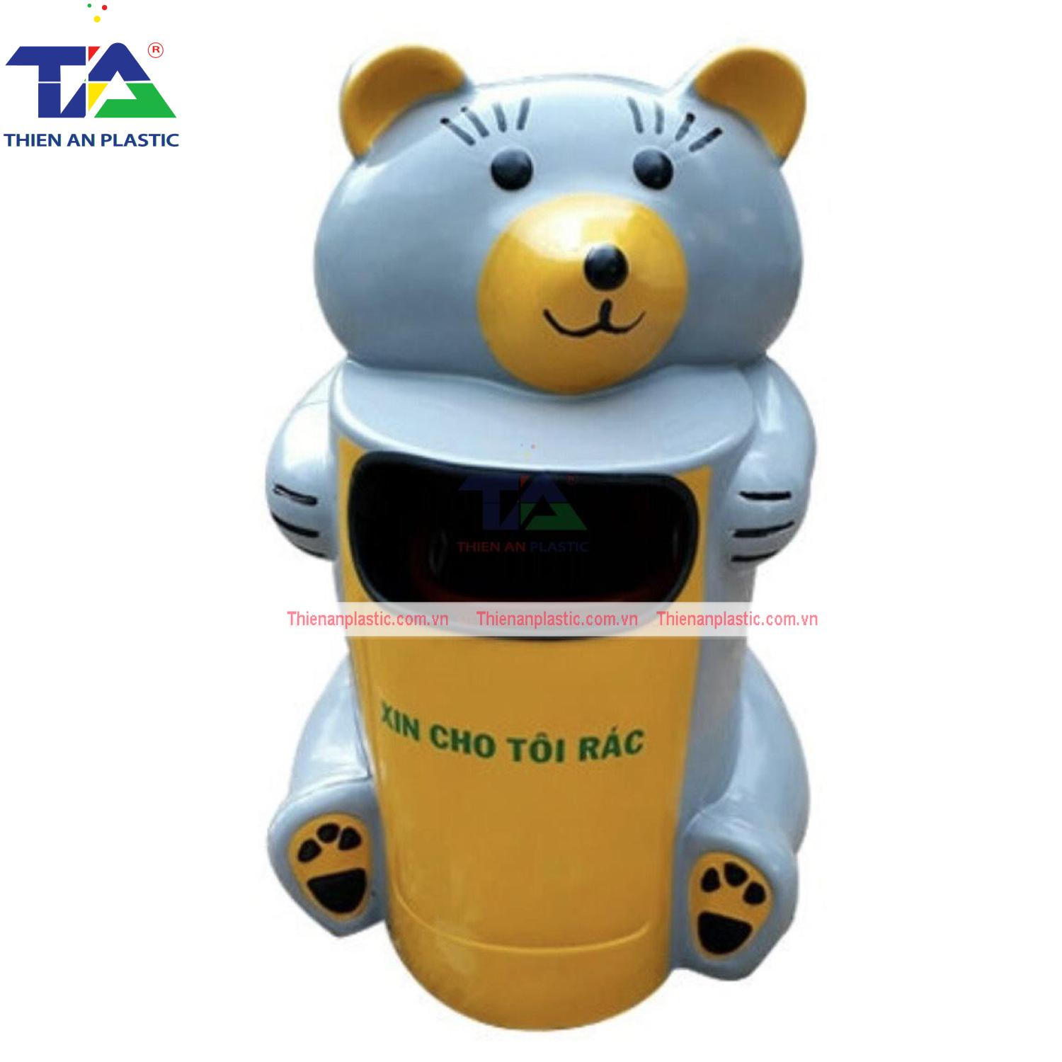 Thùng Rác Hình Chuột Túi (KT: 700 x 570 x 1000 mm)