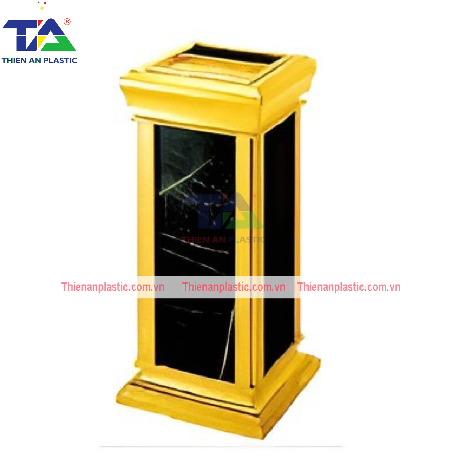 Thùng Rác Đá Hoa Cương(KT: 310 x 320 x 660mm)