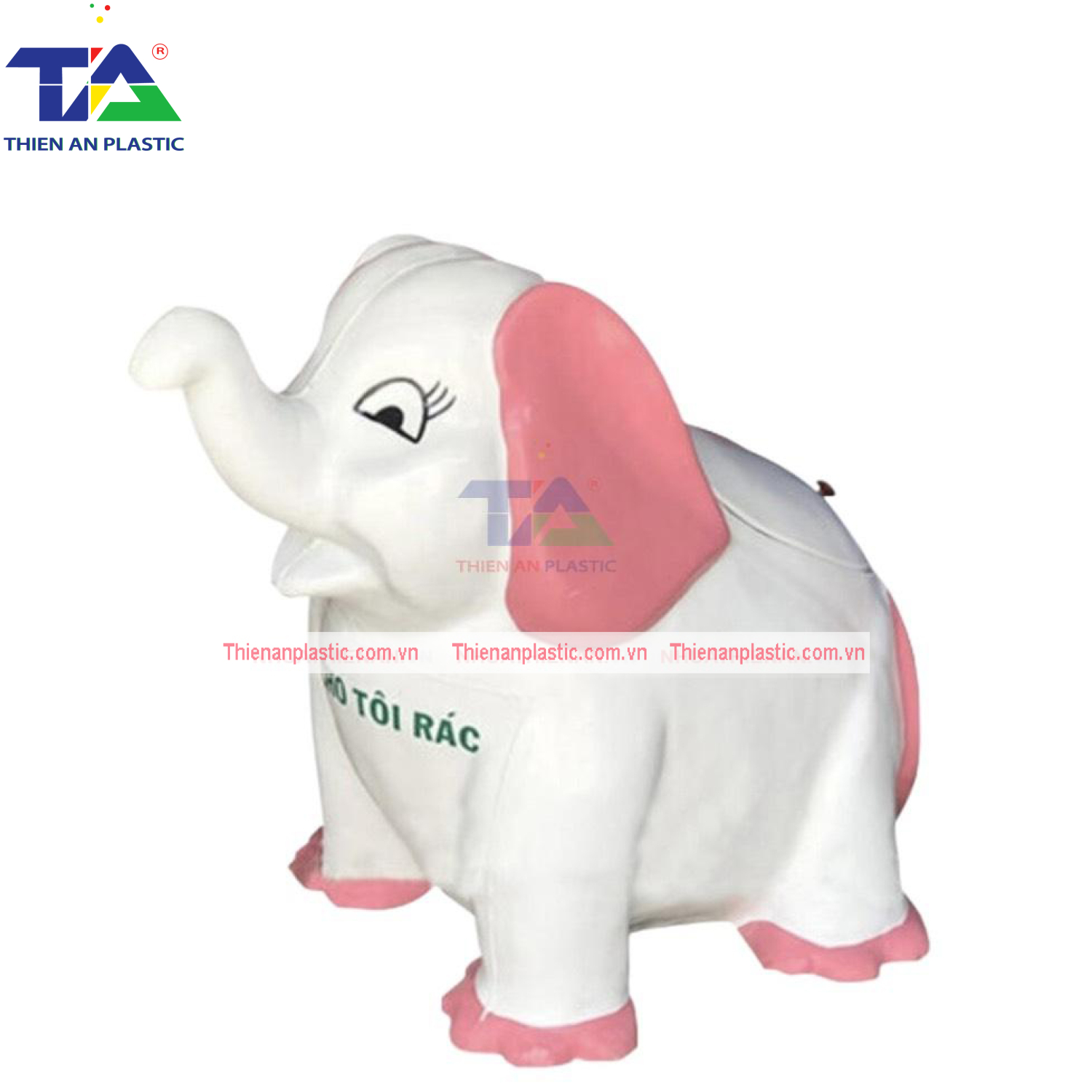 Thùng Rác Hình Con Voi (KT: 900 x 640 x 770 mm)