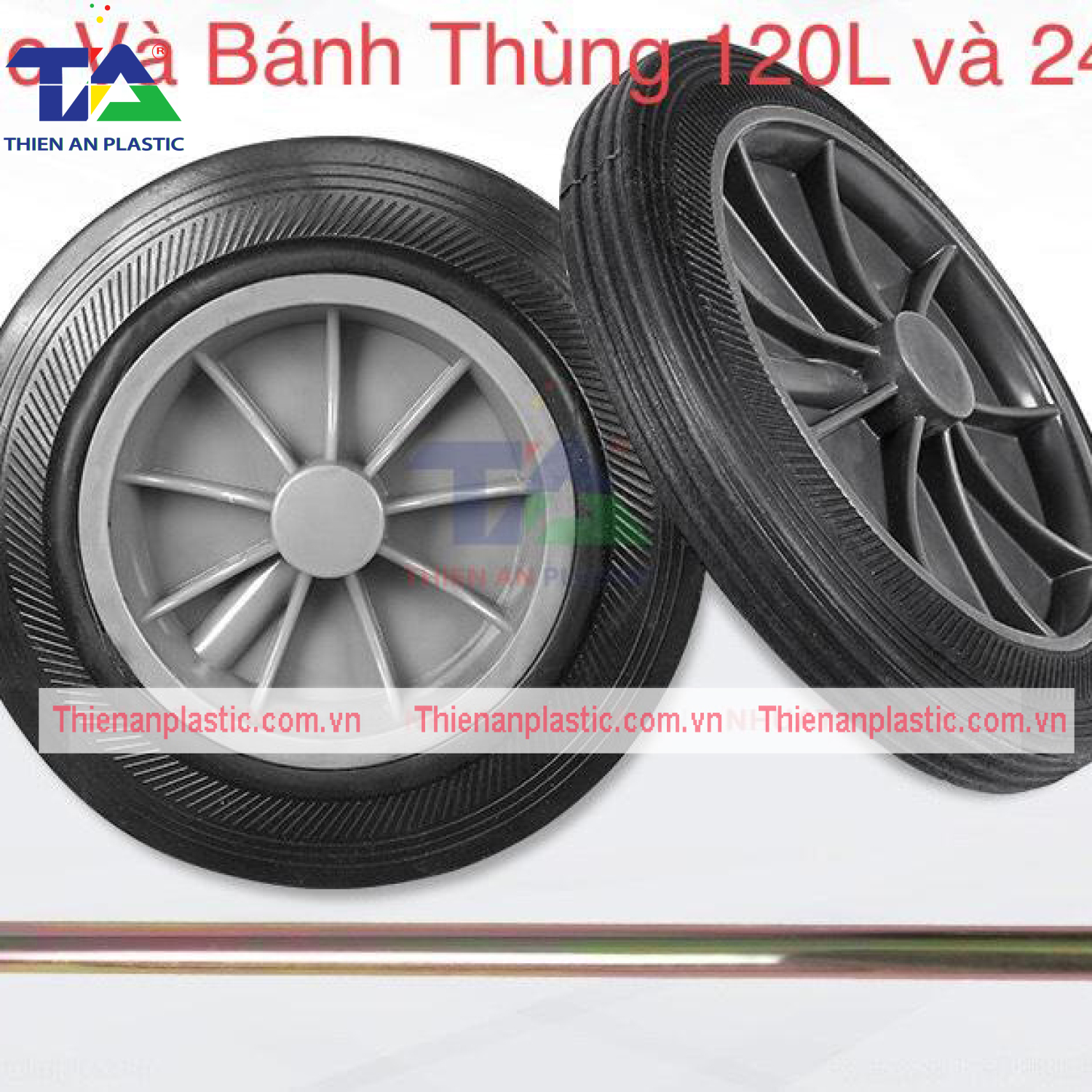 Bánh Xe Thùng Rác