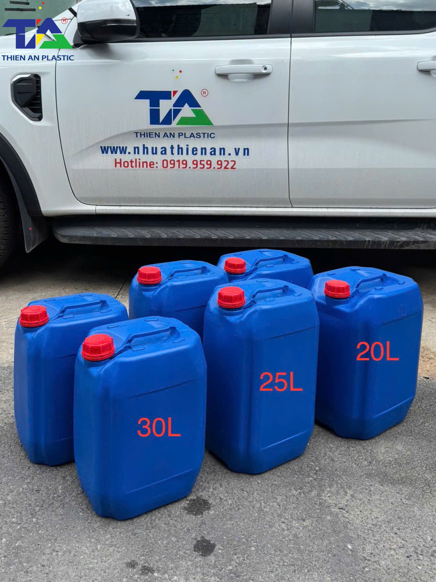 Can Nhựa 25 Lít TA (KT: 280 x 260 x H450mm)