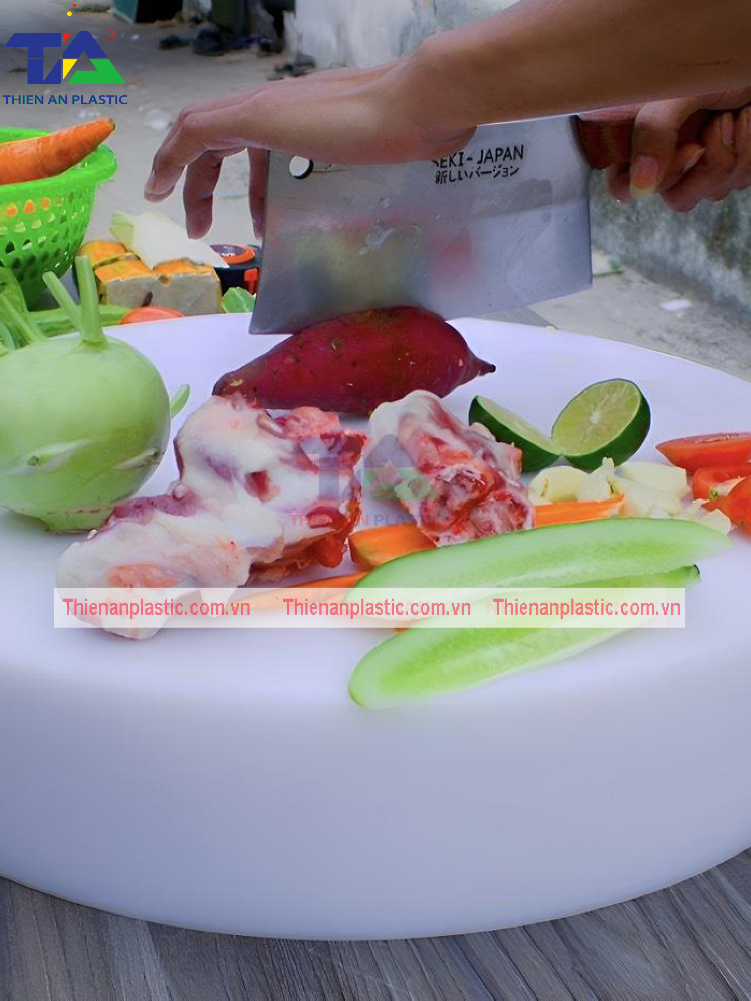 Thớt Nhựa PE Tròn