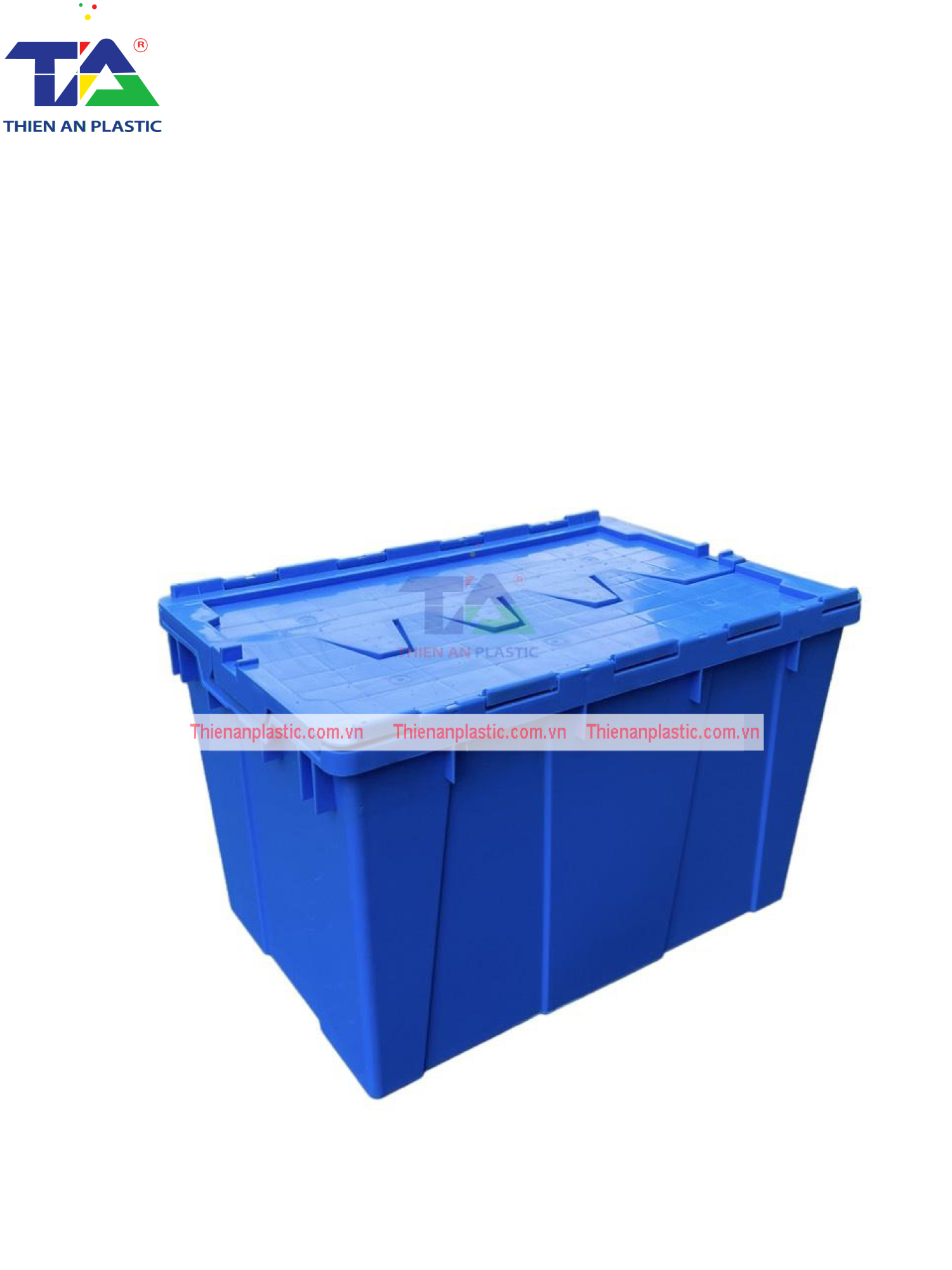 Thùng Nhựa Tole Crate (KT: 600 x 400 x 365mm)