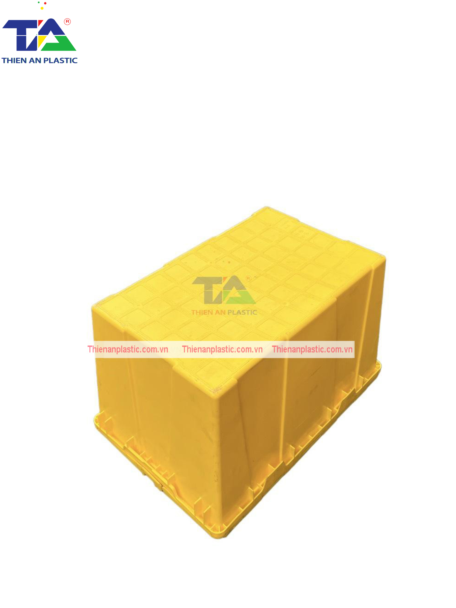 Thùng Nhựa Tole Crate (KT: 600 x 400 x 365mm)