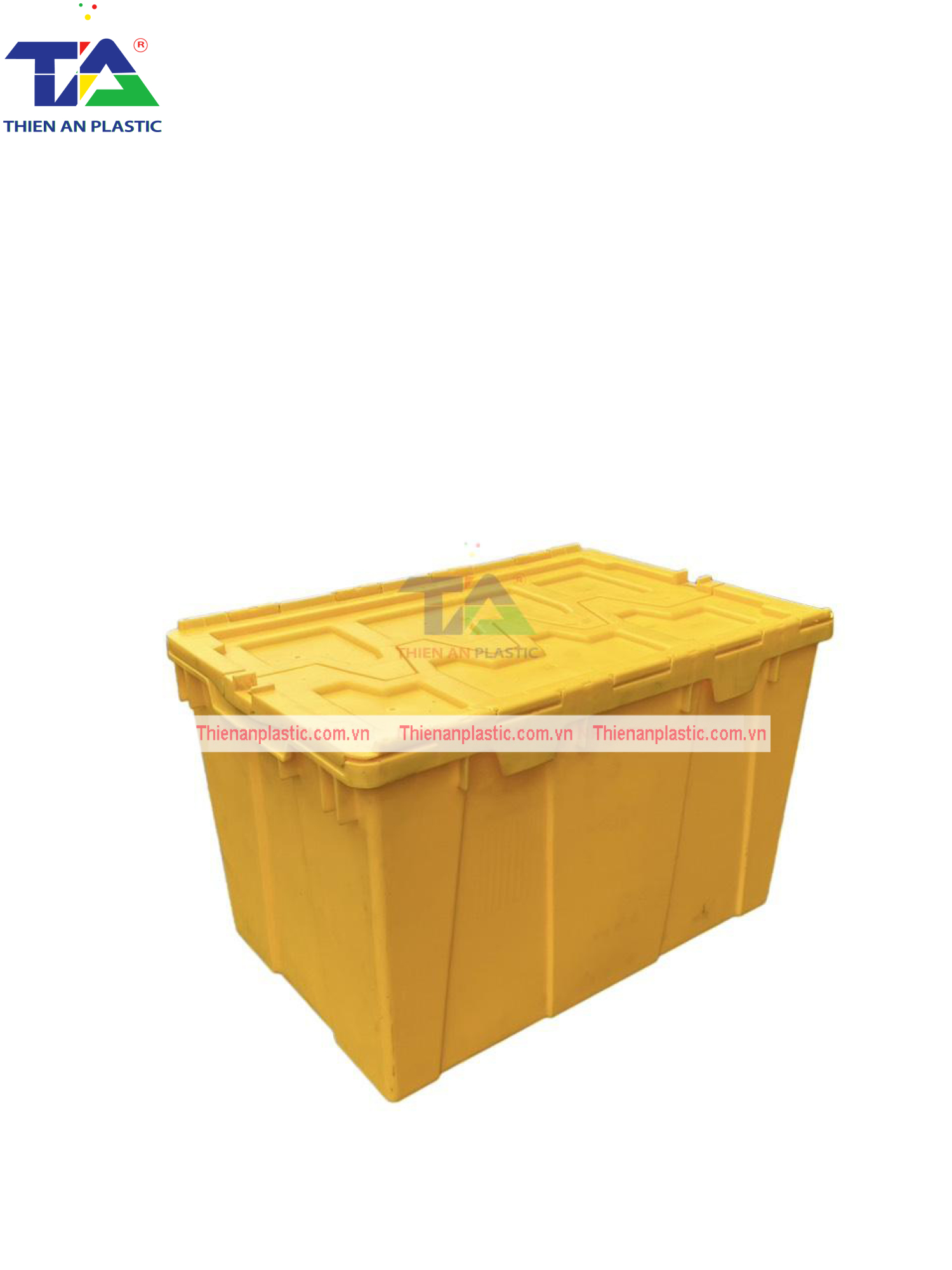 Thùng Nhựa Tole Crate (KT: 600 x 400 x 365mm)