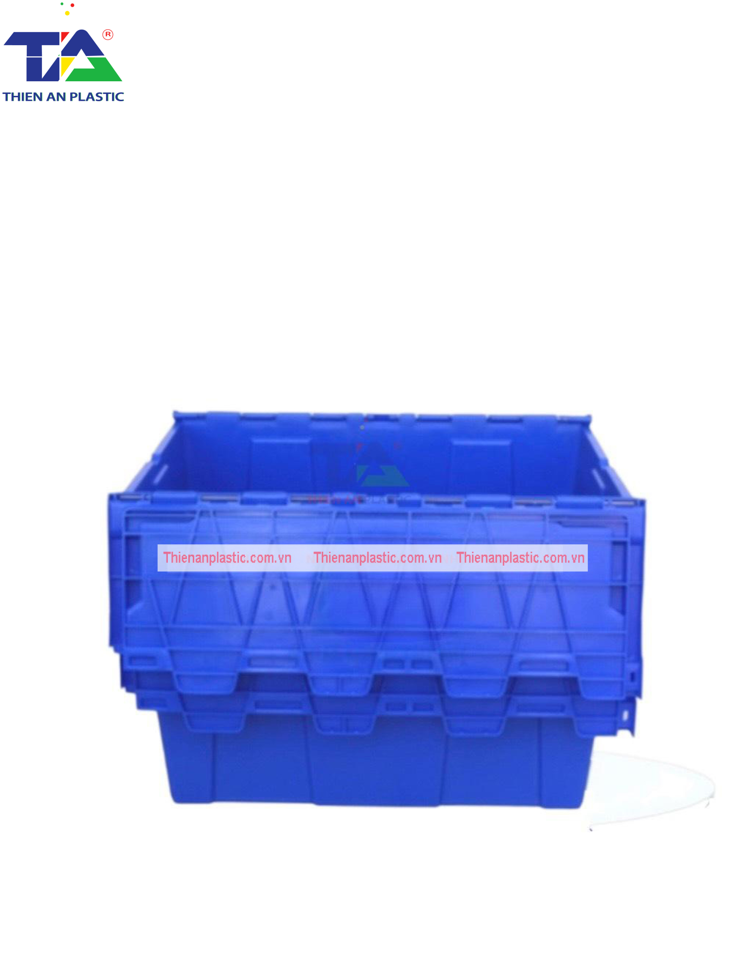 Thùng Nhựa Tote Crate (KT: 600 x 400 x 365mm)