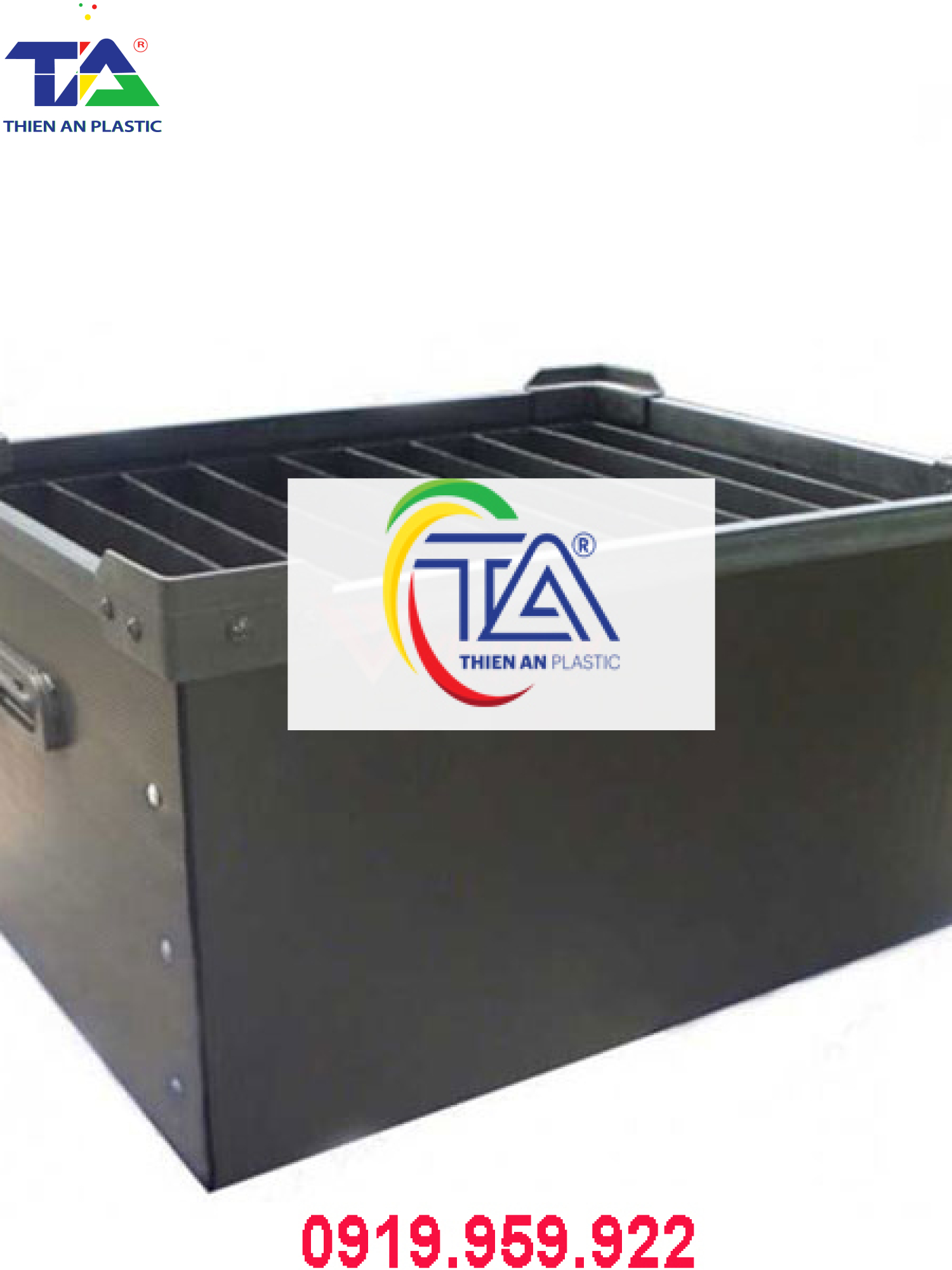  Thùng Nhựa Danpla Chống Tĩnh Điện Có Vách Ngăn