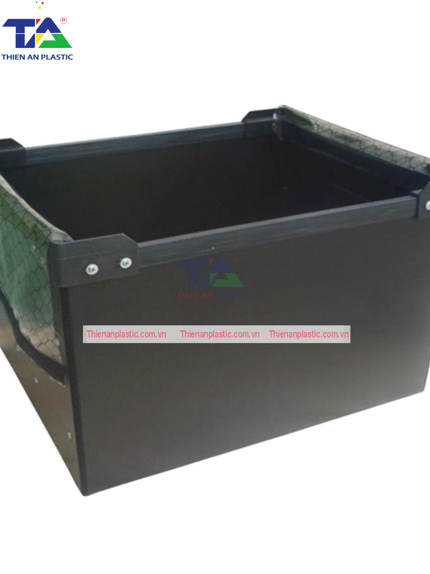 Thùng Nhựa Danpla Chống Tĩnh Điện Có Nắp