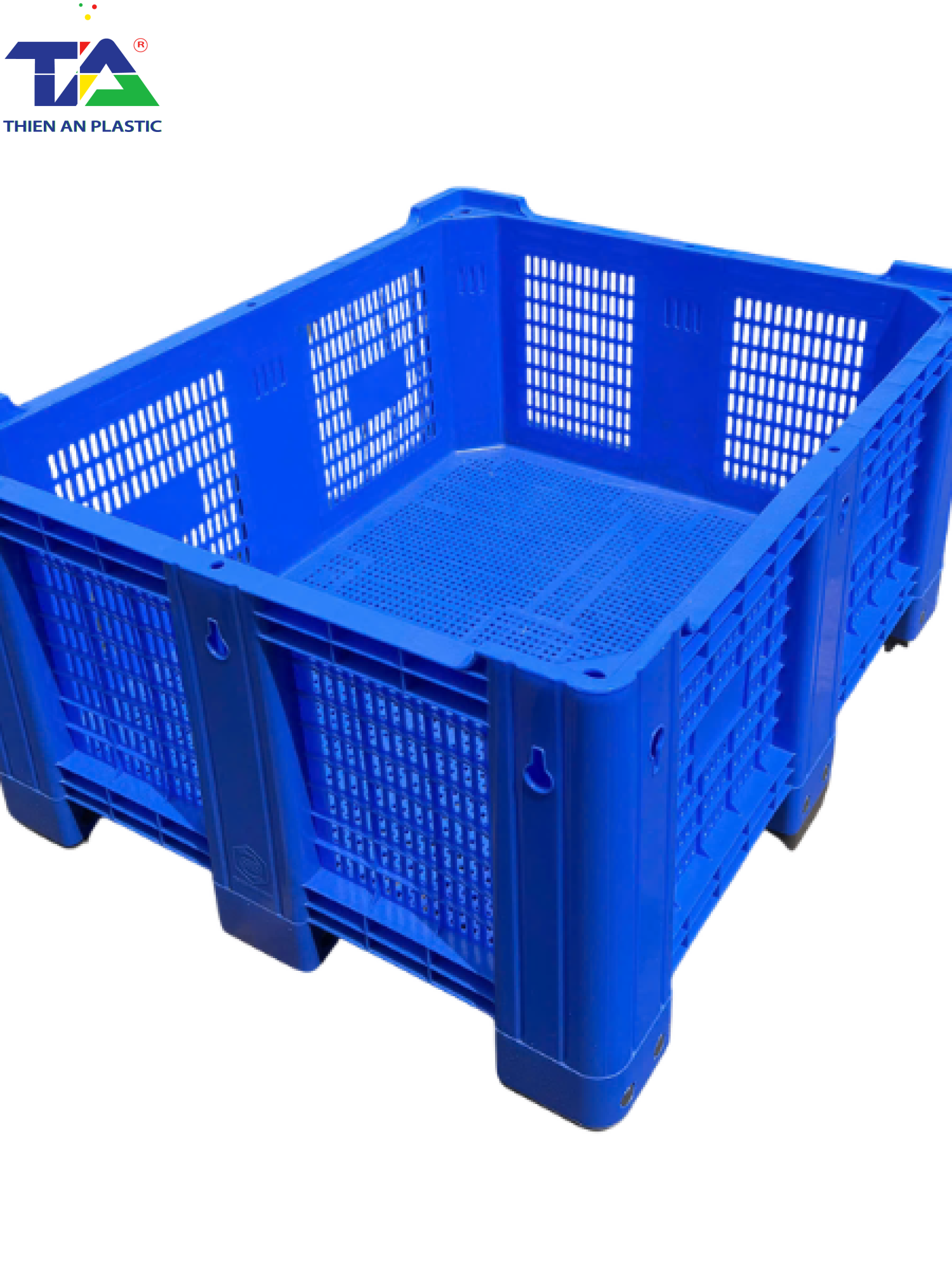 Thùng Nhựa Pallet Hở (KT: 1200 x 1000 x 600mm)