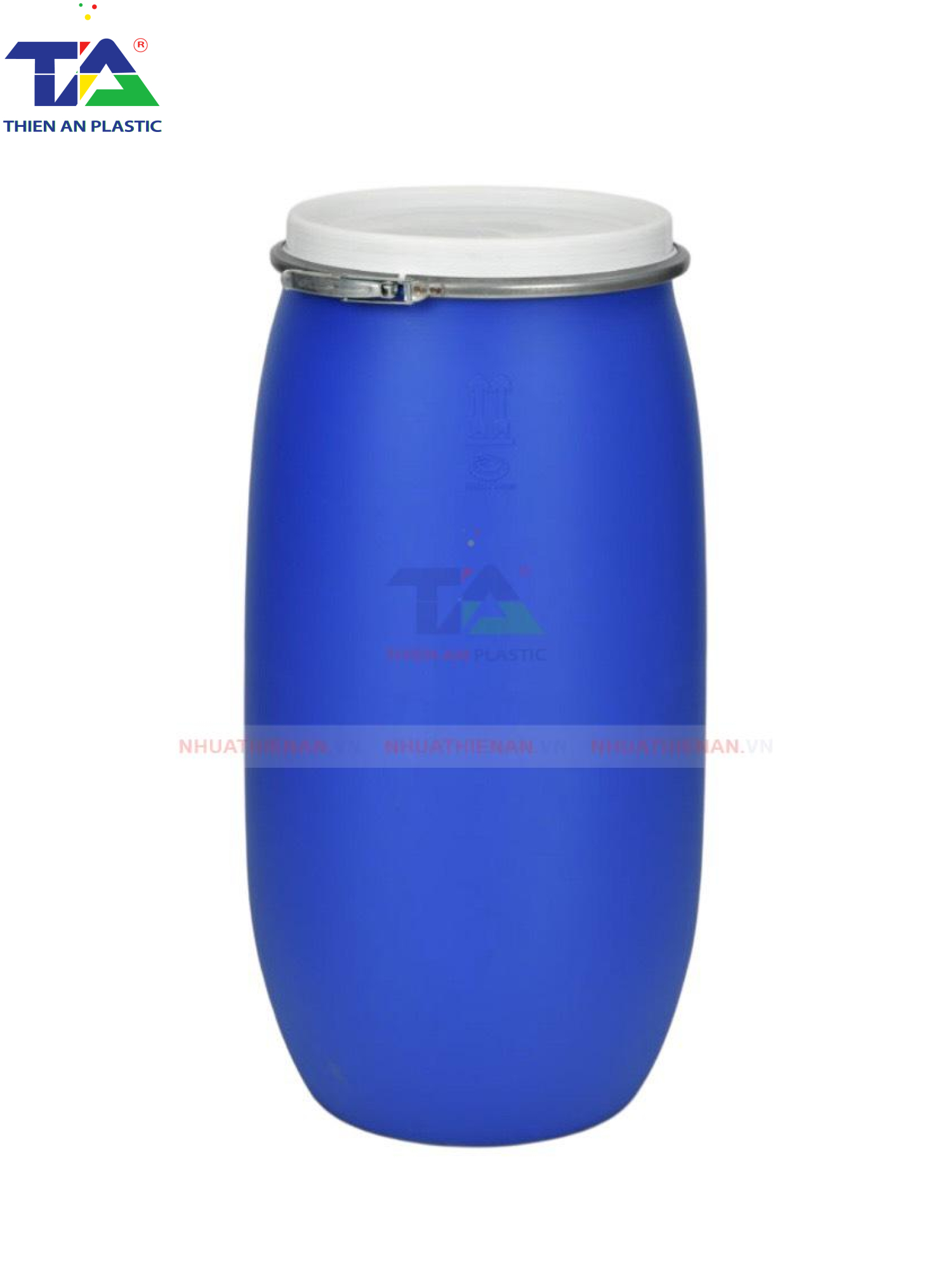 Thùng Phuy Nhựa 150 Lít (KT: Ø450 x 995 mm)