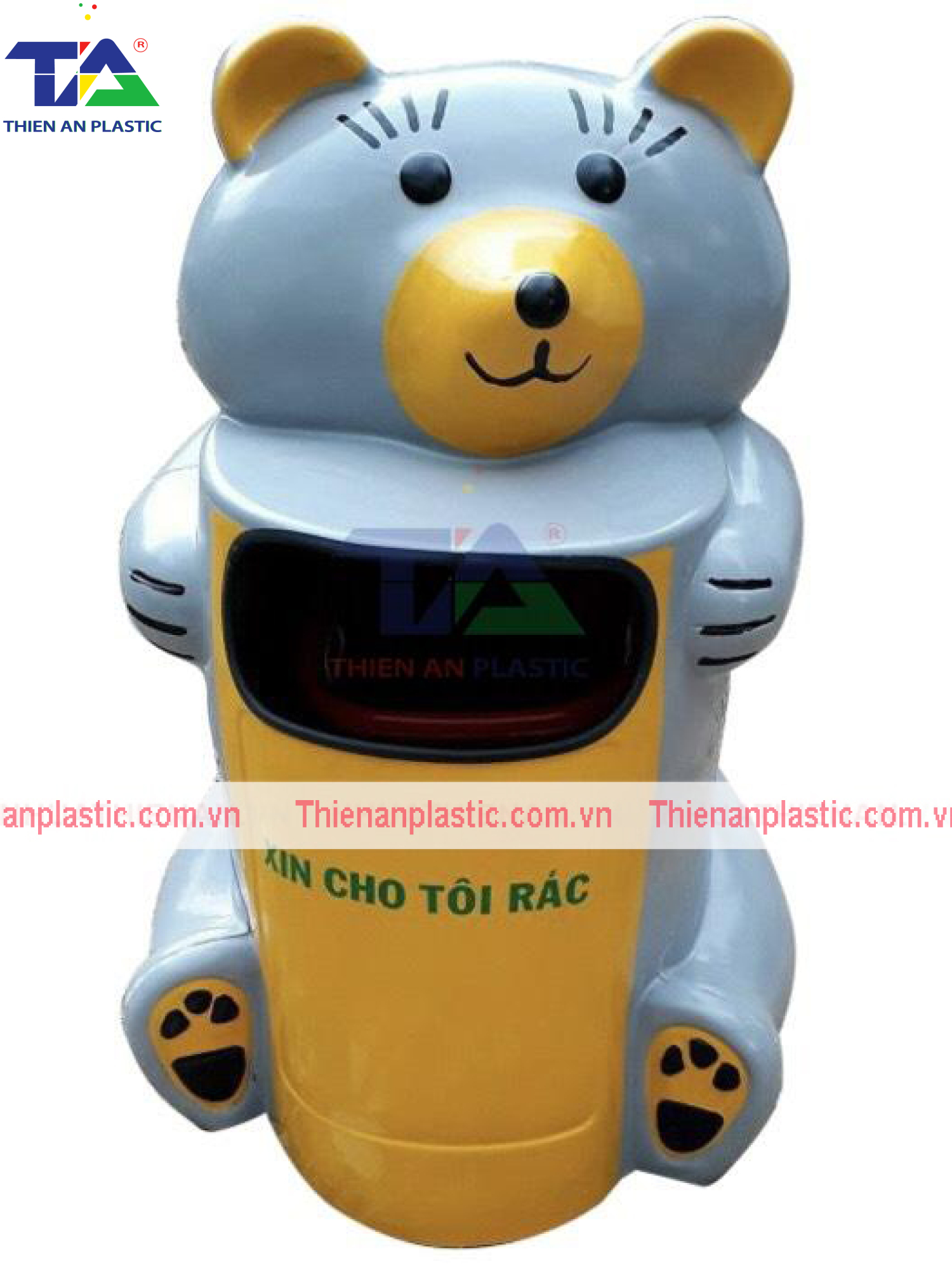 Thùng Rác Hình Chuột Túi (KT: 700 x 570 x 1000 mm)