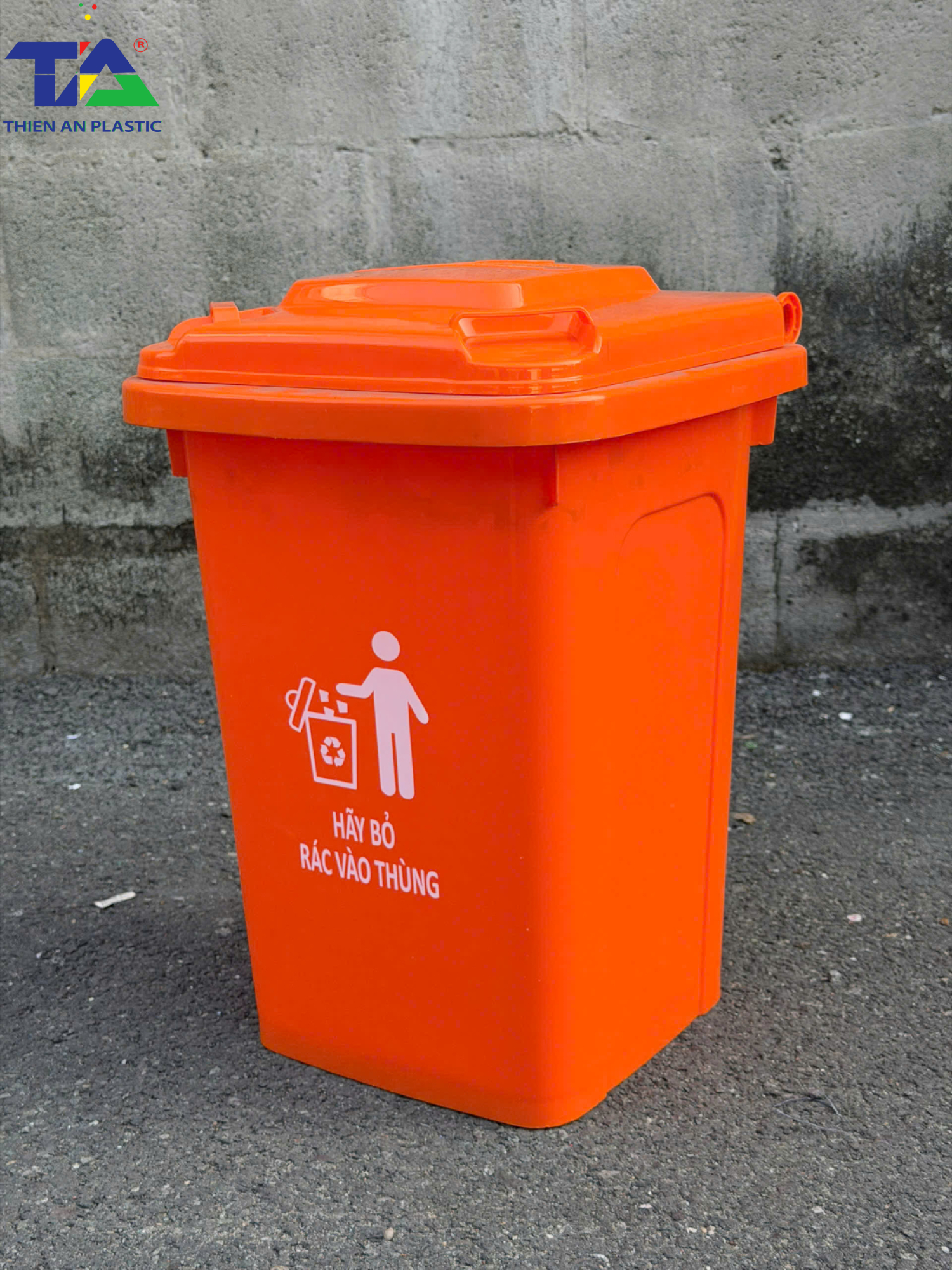 Thùng Rác Công Cộng 30 Lít (KT: 380 x 350 x 520mm)