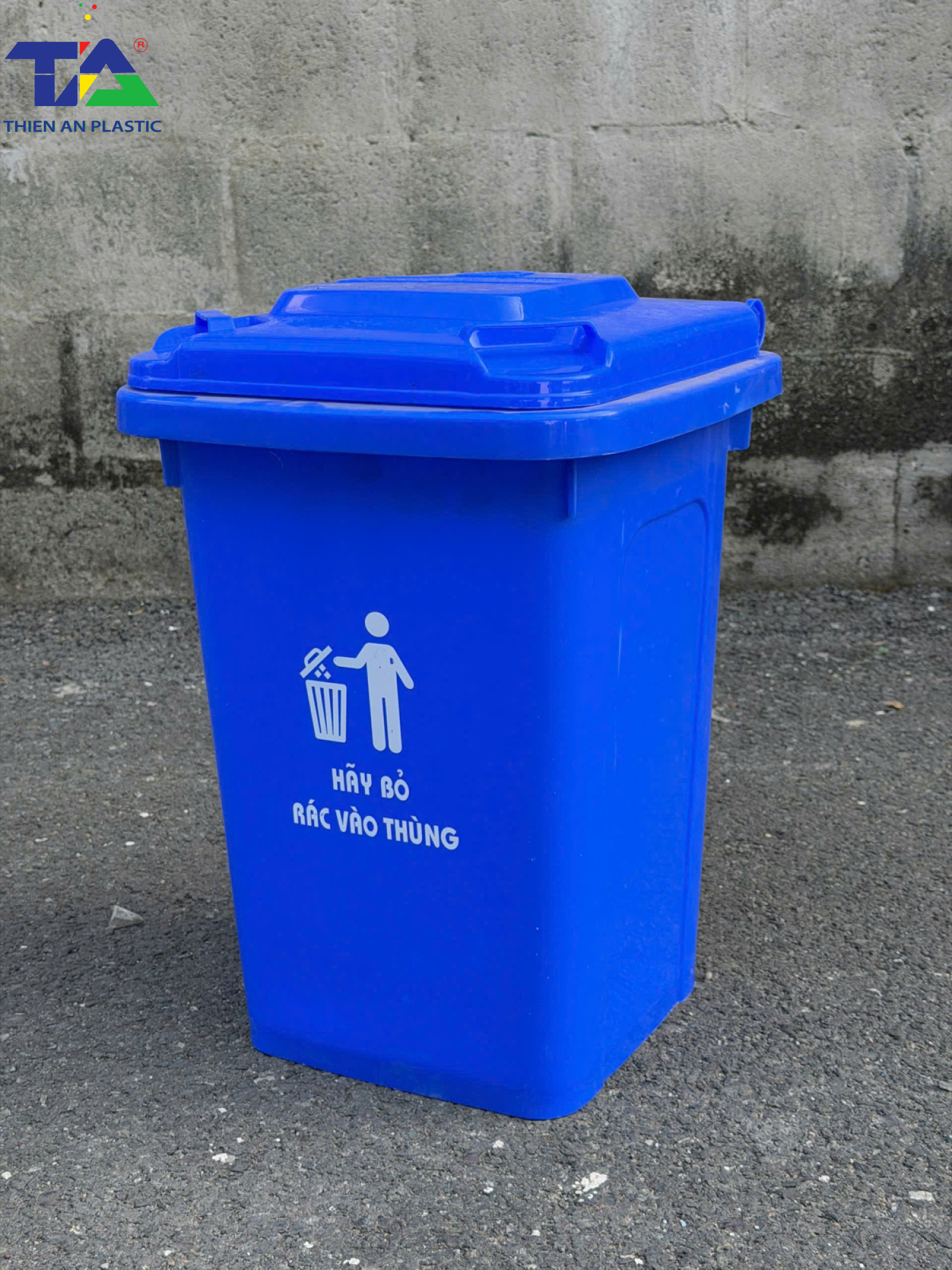 Thùng Rác Công Cộng 30 Lít (KT: 380 x 350 x 520mm)