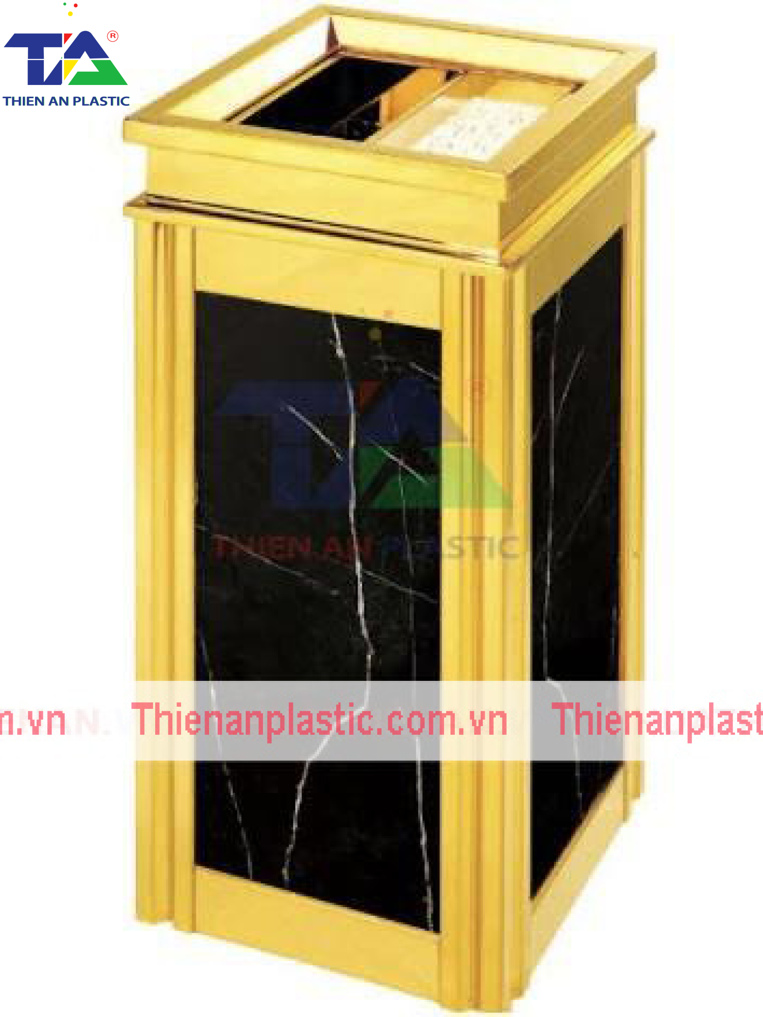 Thùng Rác Đá Hoa Cương(KT: 310 x 320 x 660mm)