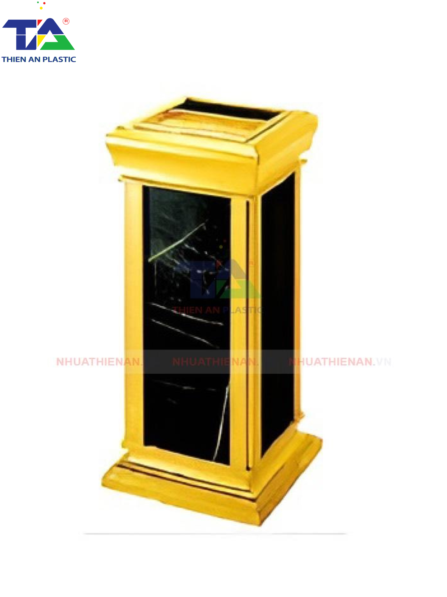 Thùng Rác Đá Hoa Cương(KT: 310 x 320 x 660mm)