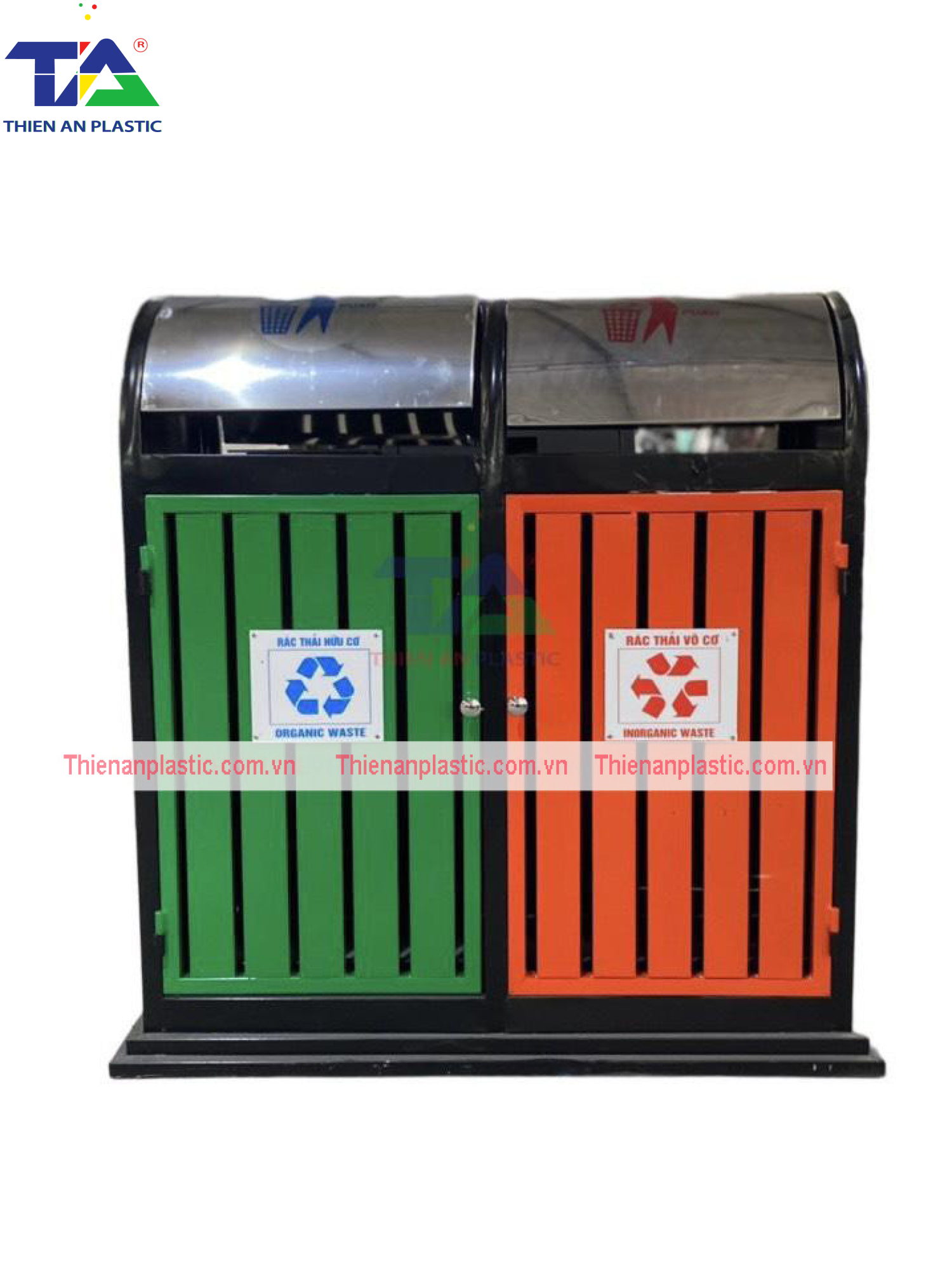 Thùng Rác Phân Loại 2 Ngăn(KT: 900 x 480 x 890mm)