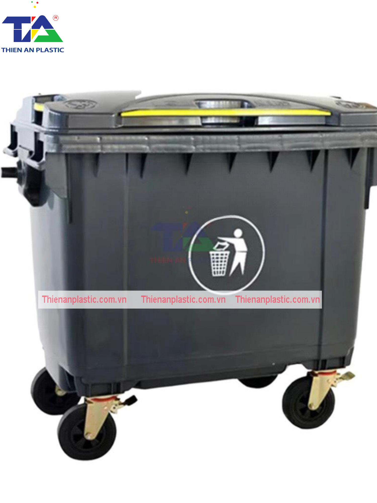 Thùng Rác Y Tế 660 Lít (1350 x 830 x 1110mm)