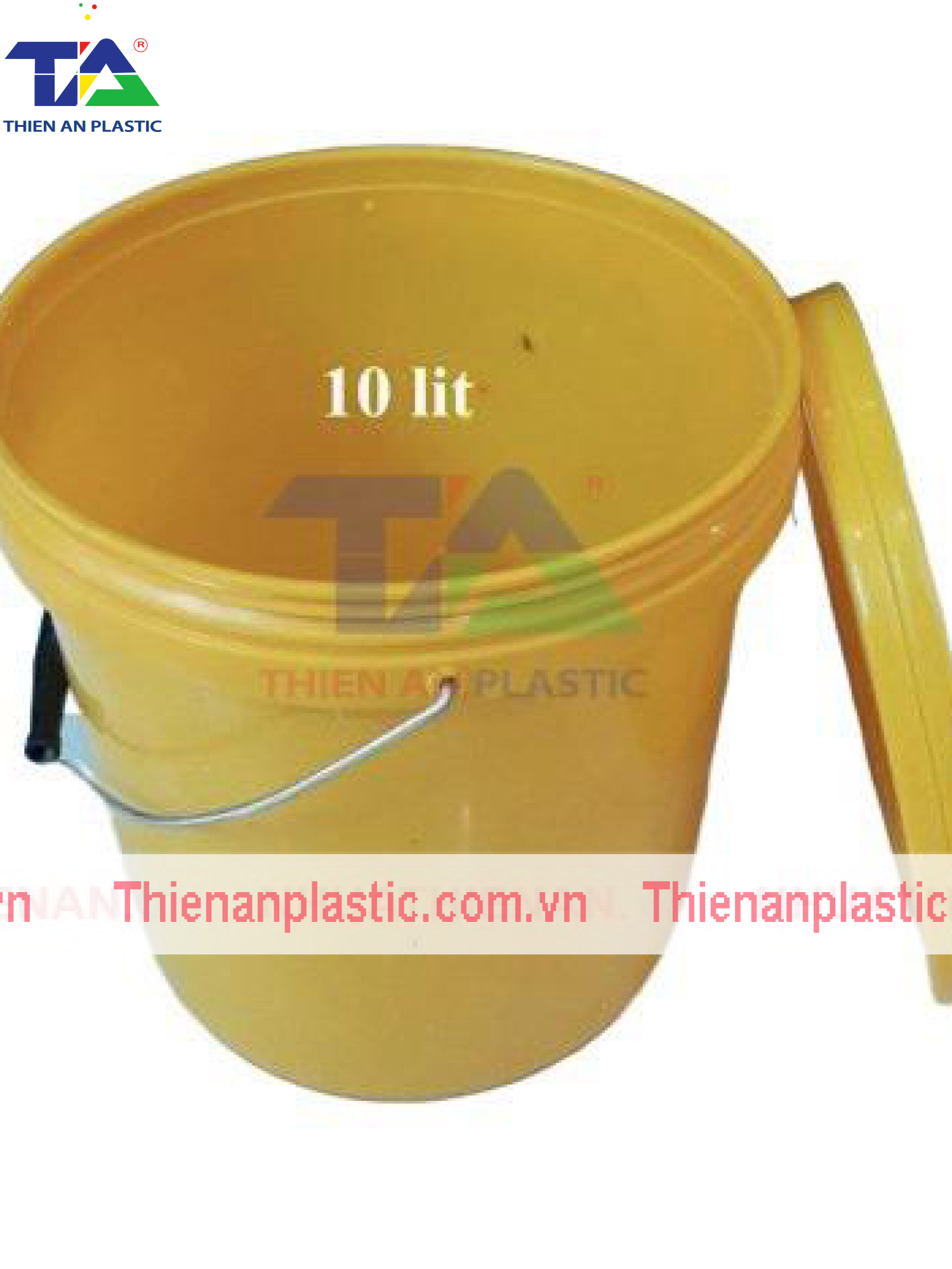 Thùng (Xô Nhựa) 10 Lít (KT: Ø255 x 265 mm)