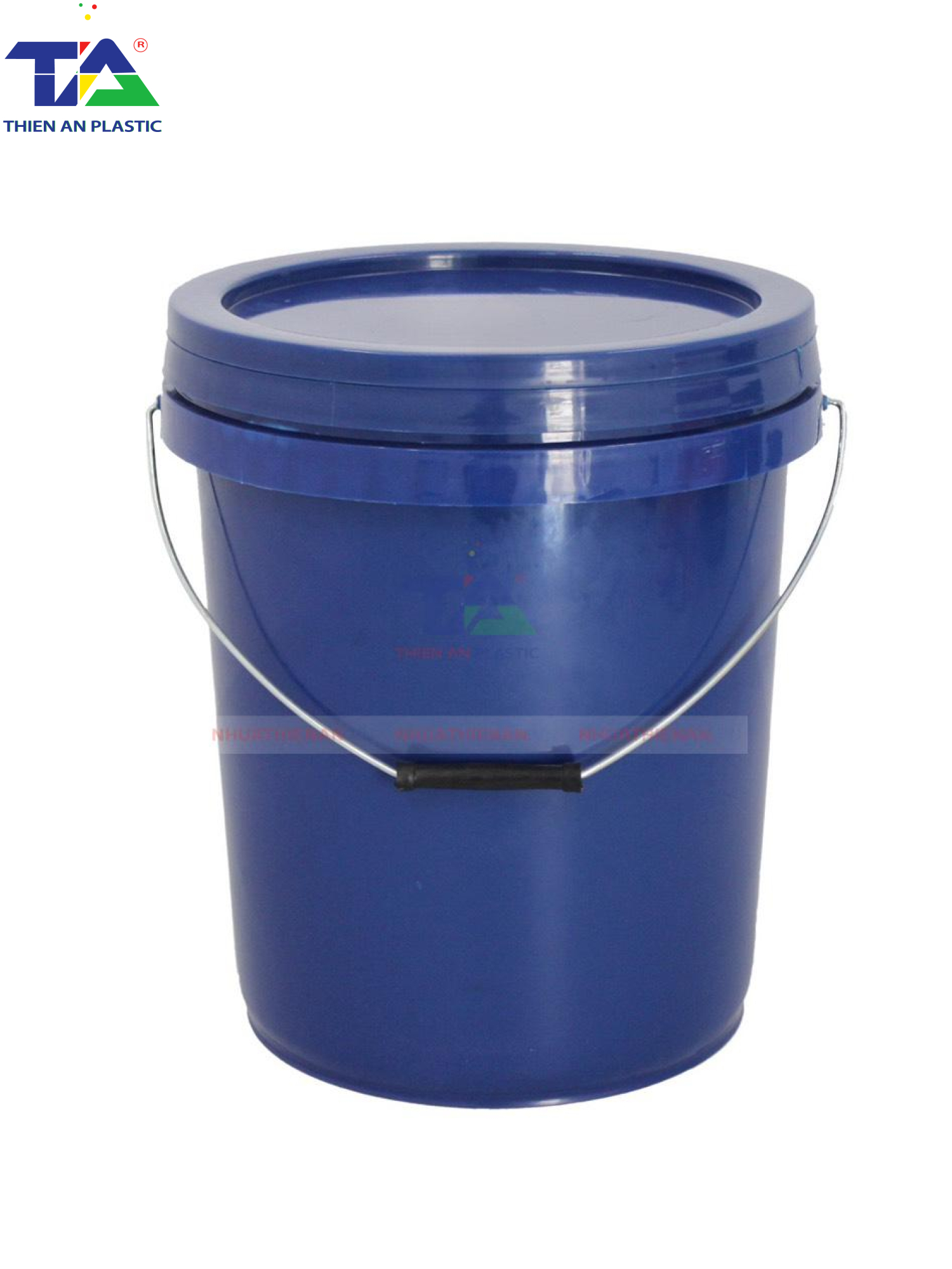 Thùng (Xô Nhựa) 18 Lít Màu Xanh (KT: Ø310 x 345 mm)