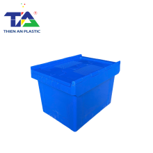 Thùng Nhựa Có Nắp TA01 (KT: 400 x 300 x 260mm)