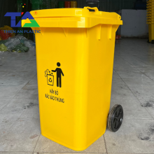 Thùng Rác Công Cộng 100 Lít (KT: 530 x 470 x 790mm)
