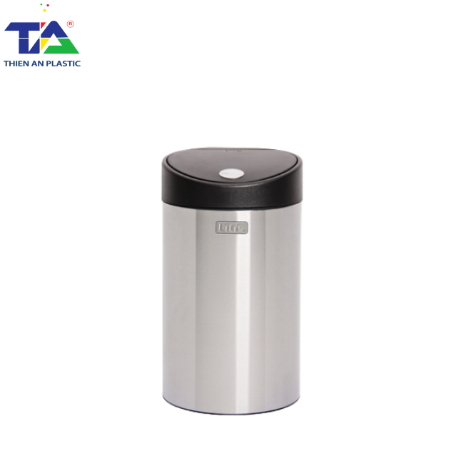 Thùng Rác Premium Nhấn Tròn (KT: 252 x 260 x 453mm)