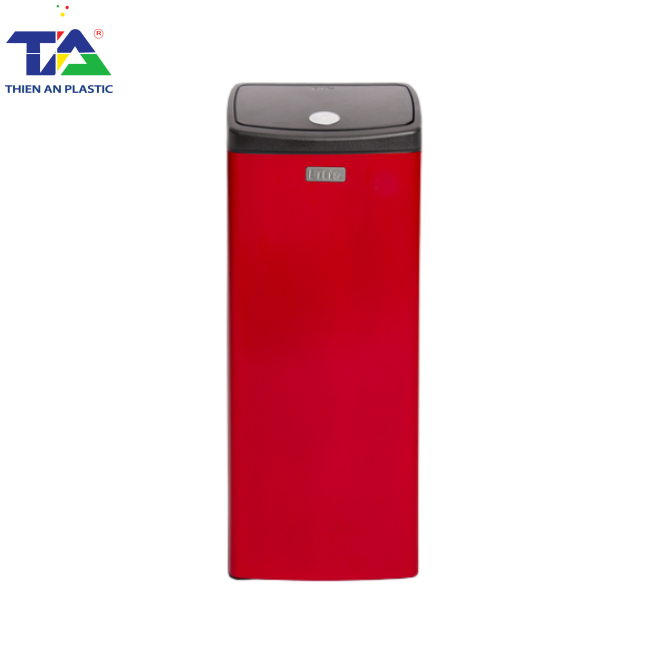 Thùng Rác Premium Nhấn Vuông Lớn (KT: 242 x 290 x 722mm)