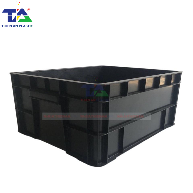 Thùng Nhựa B8 Chống Tĩnh Điện (KT: 520 x 424 x 220mm)