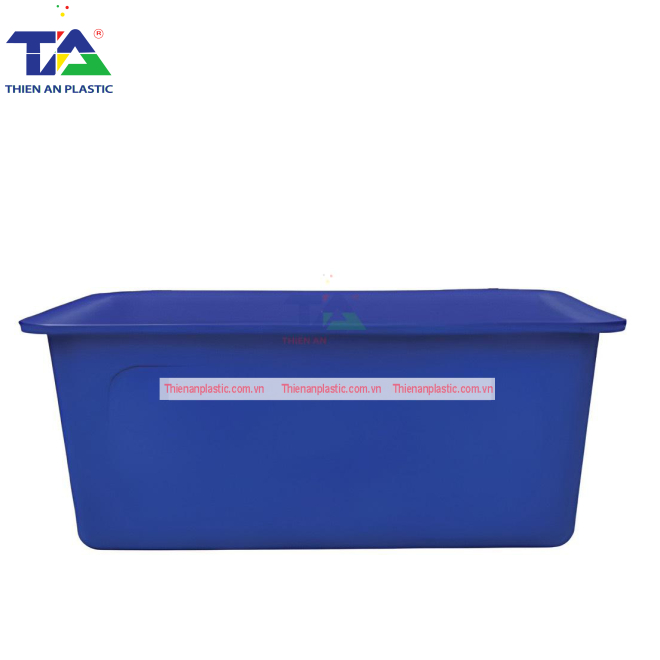 Thùng Nhựa Chữ Nhật 1000 Lít Lùn (KT: 205 x 125  x 45cm)