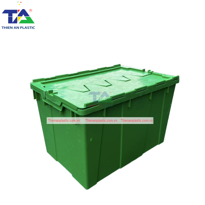 Thùng Nhựa NLC 6436(KT: 600 x 400 x 365mm)