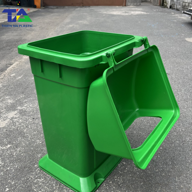 Thùng Rác Nắp Hở 90 Lít (KT: 405 × 540 × 946mm)