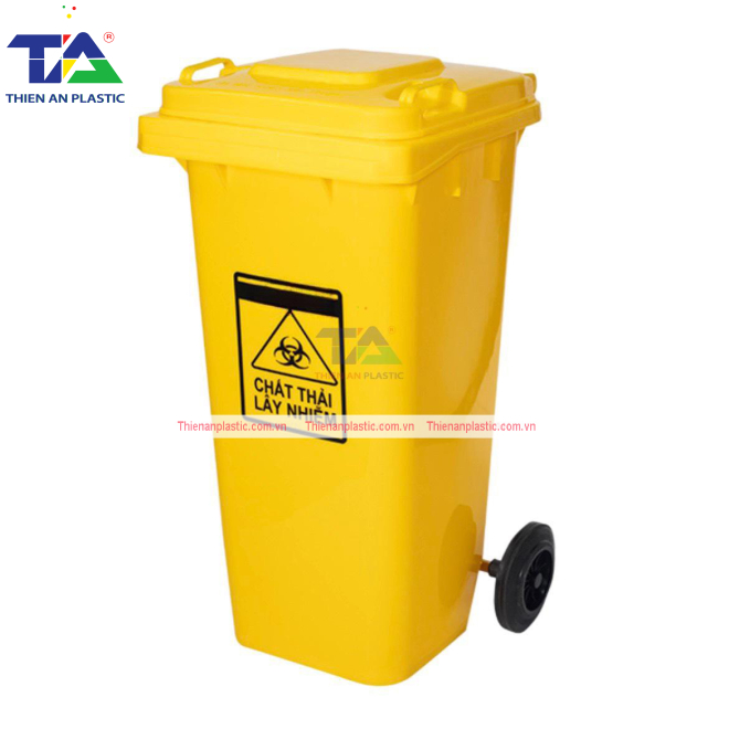 Thùng Rác Y Tế 120 Lít (KT: 540 x 470 x 930mm)