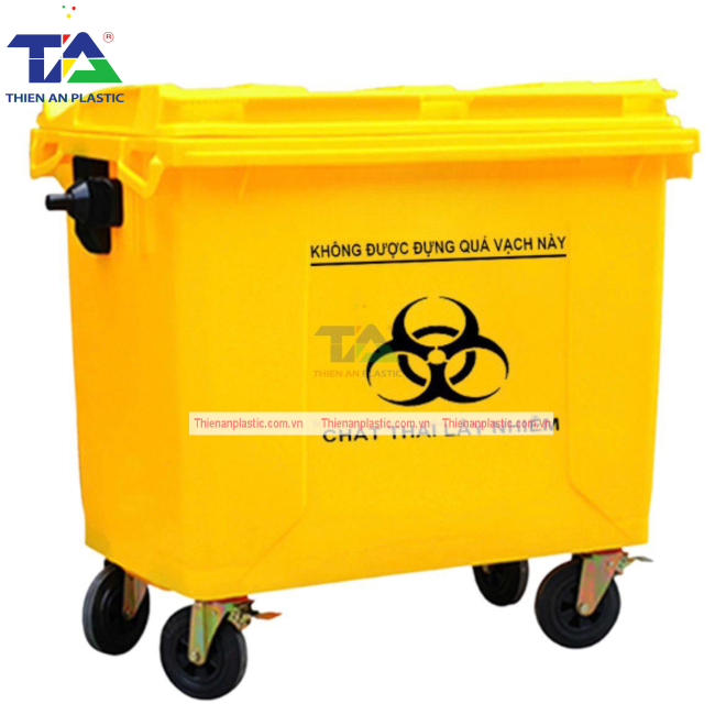 Thùng Rác Y Tế 660 Lít (1350 x 830 x 1110mm)